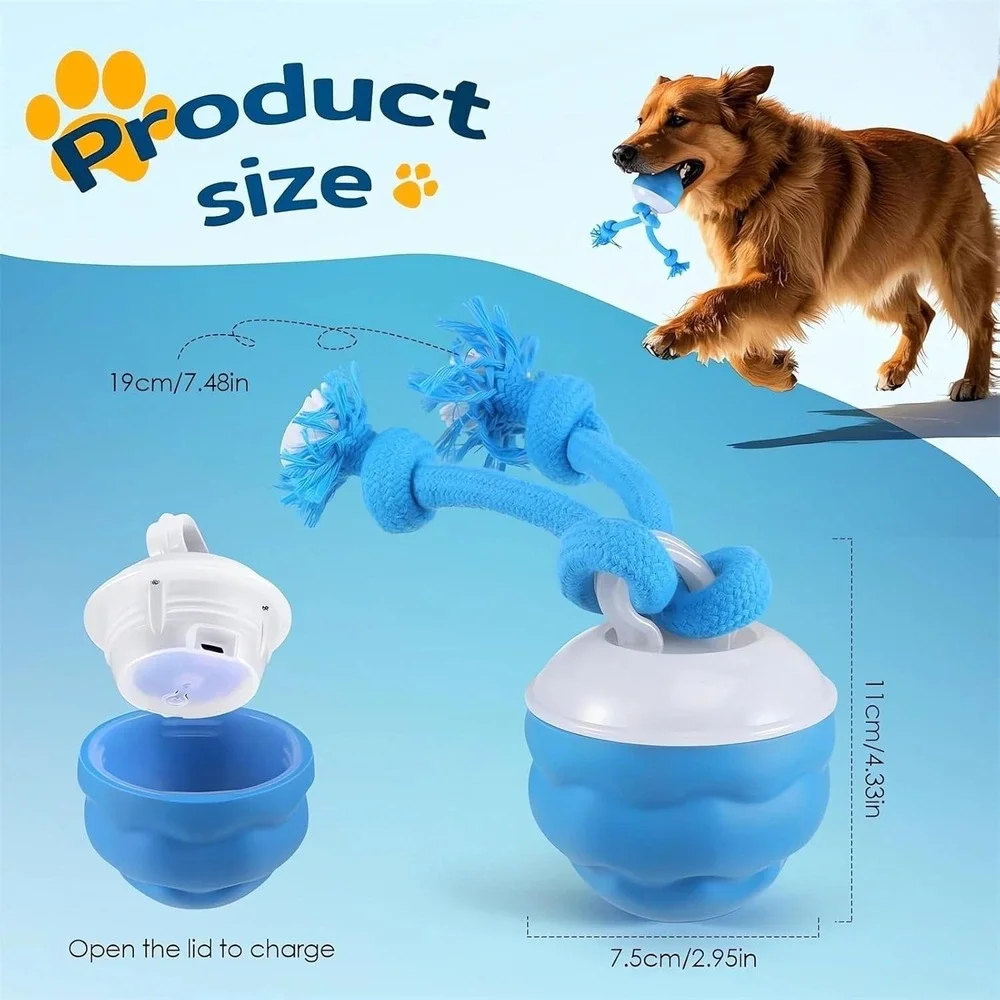 The Chase Buddy Dog Boredom Stimulating Toy 2025 Smart Pet Puppy Ball with Ropes